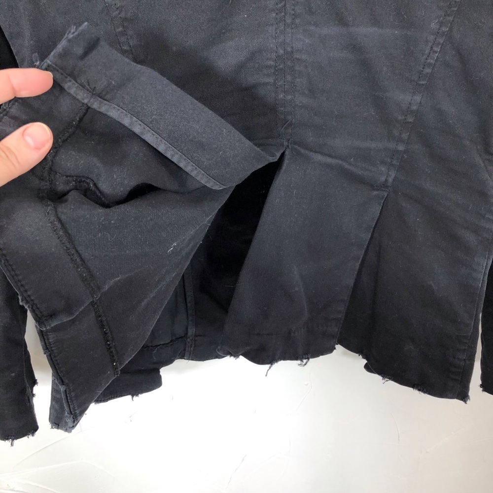 🌟SOLD Free People black military jacket medium - Picture 8 of 8